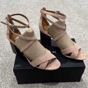 Coach Blush Strappy Heels
